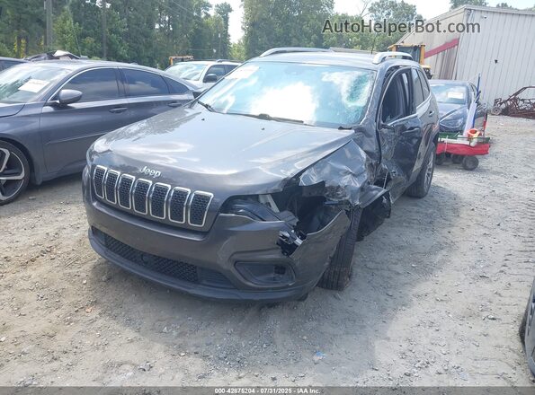 1C4PJLLB8MD140936 2021 JEEP CHEROKEE Gray Առջևի ձախ երեք քառորդ տեսարան