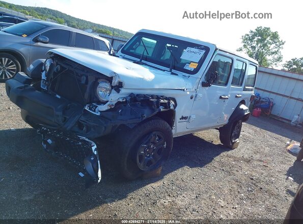 1C4PJXDN2SW523322 2025 JEEP WRANGLER Белый Передняя левая четверть
