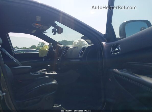 1C4RDJDGXJC283323 2018 DODGE DURANGO Gray Widok wnętrza z przodu