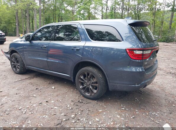 1C4RDJDGXMC689574 2021 DODGE DURANGO Dark Blue Rear left