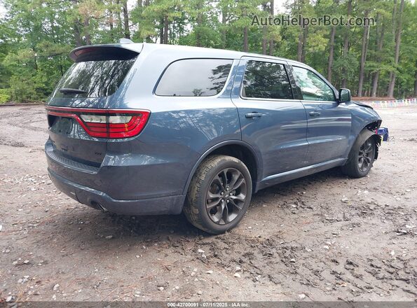 1C4RDJDGXMC689574 2021 DODGE DURANGO Dark Blue Rear right
