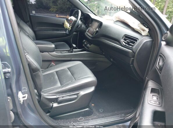 1C4RDJDGXMC689574 2021 DODGE DURANGO Dark Blue Front interior view