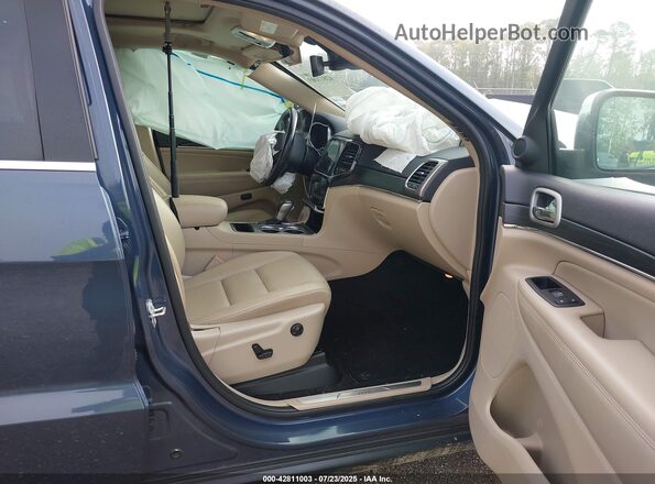 1C4RJEBG3MC601421 2021 JEEP GRAND CHEROKEE Blue Widok wnętrza z przodu