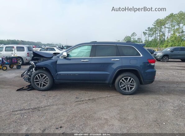 1C4RJEBG3MC601421 2021 JEEP GRAND CHEROKEE Blue Widok wnętrza 360 stopni