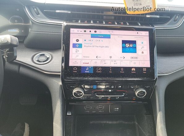 1C4RJKDG7M8182214 2021 JEEP GRAND CHEROKEE L Черный Вид подкапотного пространства