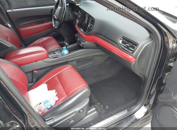 1C4SDJCT5MC879296 2021 DODGE DURANGO Black წინა სალონის ხედი
