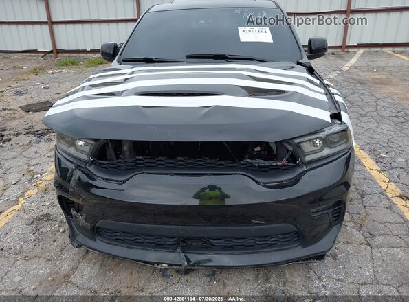 1C4SDJCT5MC879296 2021 DODGE DURANGO Black ხელსაწყოთა პანელის ხედი