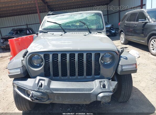 1C6HJTAG6PL554124 2023 JEEP GLADIATOR Gray Սարքավորումների վահանակի տեսք