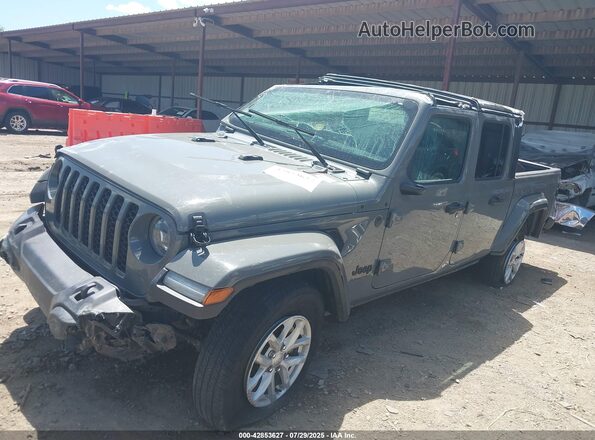 1C6HJTAG6PL554124 2023 JEEP GLADIATOR Gray Դիմացի տեսք