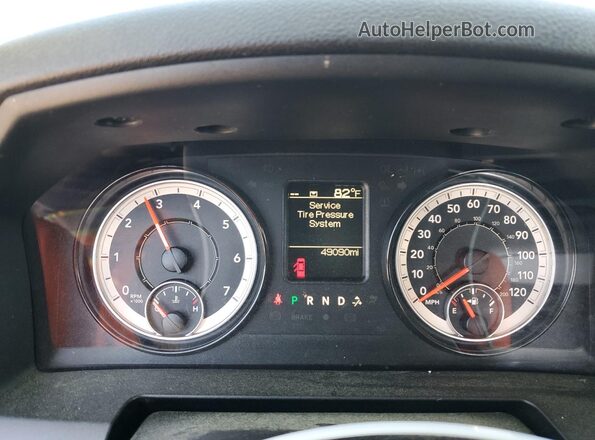 1C6RR6FG2MS508086 2021 RAM 1500 Серый Вид щитка приборов