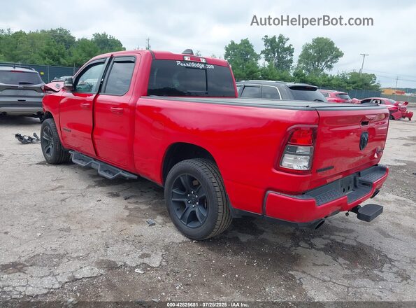 1C6SRFBT7MN741934 2021 RAM 1500 Red Rear left