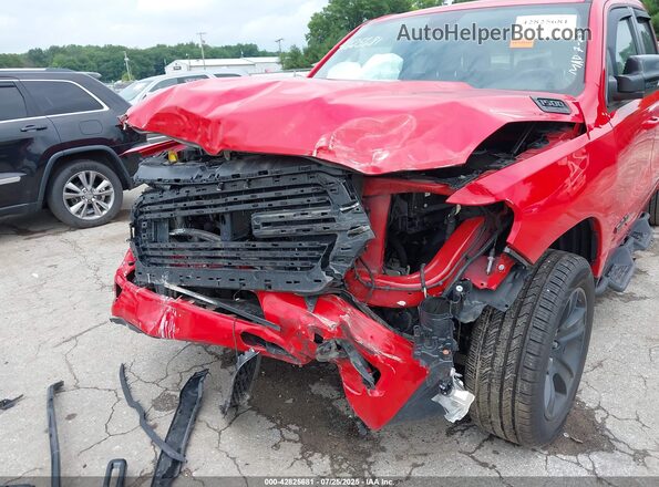 1C6SRFBT7MN741934 2021 RAM 1500 Red Front view