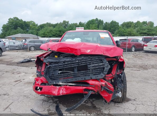 1C6SRFBT7MN741934 2021 RAM 1500 Red Rear interior view