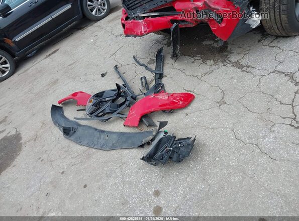 1C6SRFBT7MN741934 2021 RAM 1500 Red Instrument cluster view