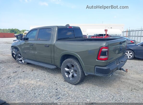1C6SRFFT1MN669459 2021 RAM 1500 Green Trasero izquierdo