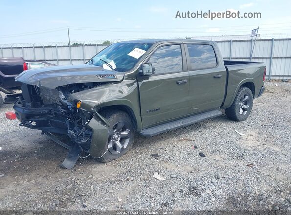 1C6SRFFT1MN669459 2021 RAM 1500 Green Vista tres cuartos delantera izquierda
