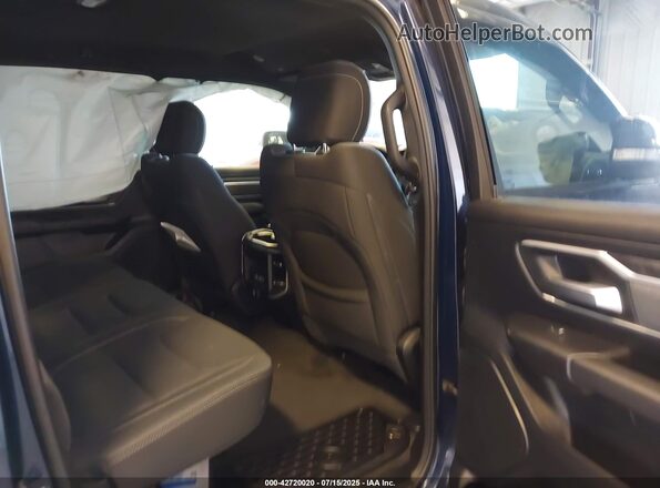 1C6SRFFTXMN785937 2021 RAM 1500 Blue VIN კოდის სტიკერის ხედი