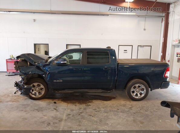 1C6SRFFTXMN785937 2021 RAM 1500 Blue უკანა სალონის ხედი