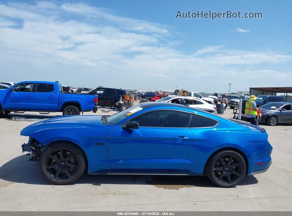 1FA6P8CF6M5139519 2021 FORD MUSTANG Синий 