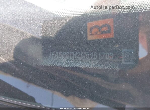 1FA6P8TH2M5151703 2021 FORD MUSTANG White Widok komory silnika