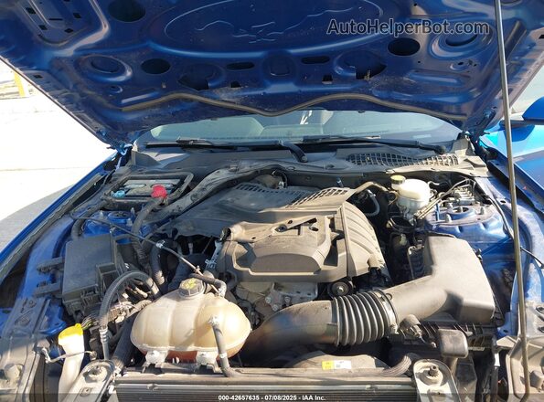 1FA6P8TH4H5335546 2017 FORD MUSTANG Blue Հետևի տեսք