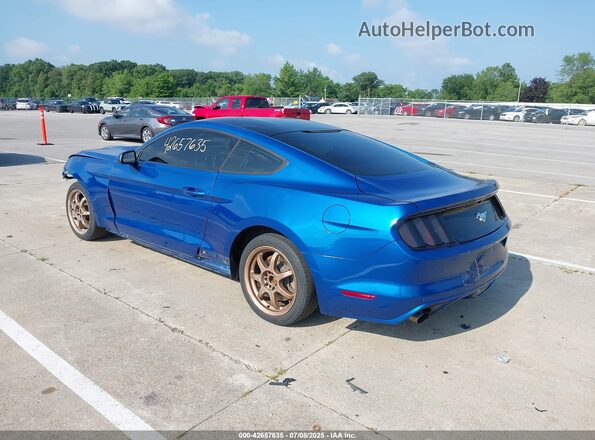 1FA6P8TH4H5335546 2017 FORD MUSTANG Blue Հետևի ձախ
