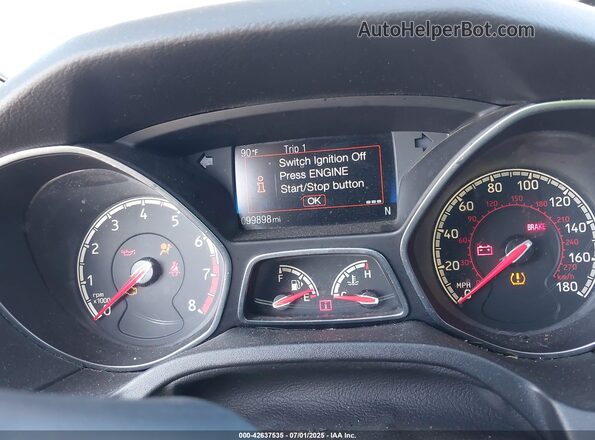 1FADP3L99GL265989 2016 FORD FOCUS ST White Вид задніх сидінь