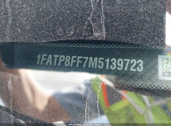 1FATP8FF7M5139723 2021 FORD MUSTANG Black Вид підкапотного простору