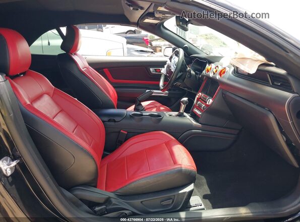 1FATP8FF7M5139723 2021 FORD MUSTANG Black Вид салону спереду