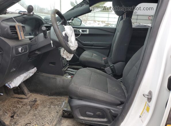 1FM5K8AB7MGA07616 2021 FORD FORD EXPLORER Белый Вид салона спереди