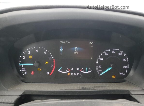 1FM5K8AB7MGA07616 2021 FORD FORD EXPLORER Белый Вид щитка приборов
