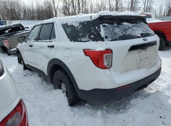 1FM5K8AB7MGA07616 2021 FORD FORD EXPLORER Белый Задняя левая четверть
