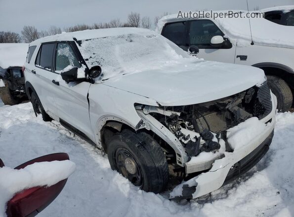 1FM5K8AB7MGA07616 2021 FORD FORD EXPLORER Белый Передняя правая четверть
