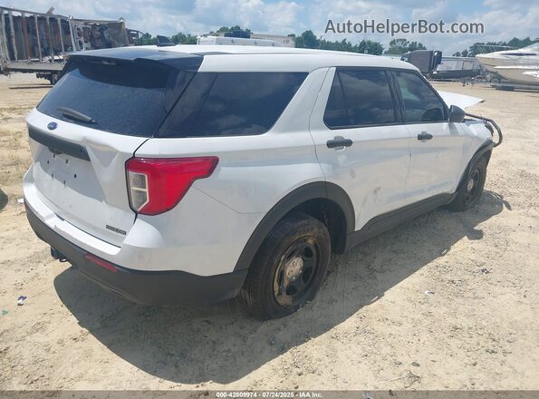 1FM5K8AB8RGA85670 2024 FORD POLICE INTERCEPTOR White უკანა მარჯვენა