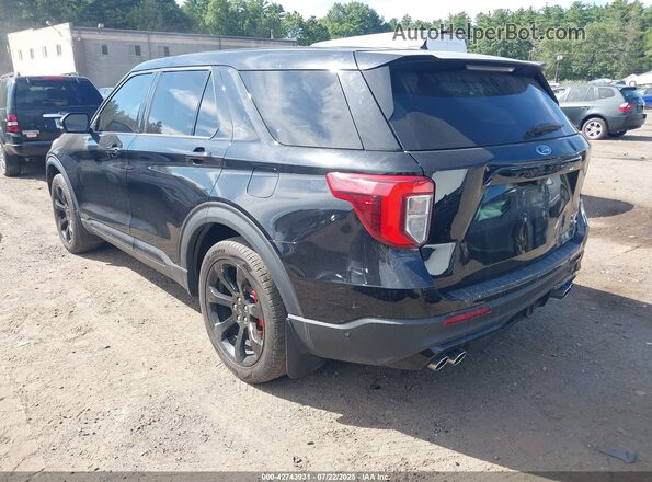 1FM5K8GC1MGA34519 2021 FORD FORD EXPLORER Черный Задняя левая четверть