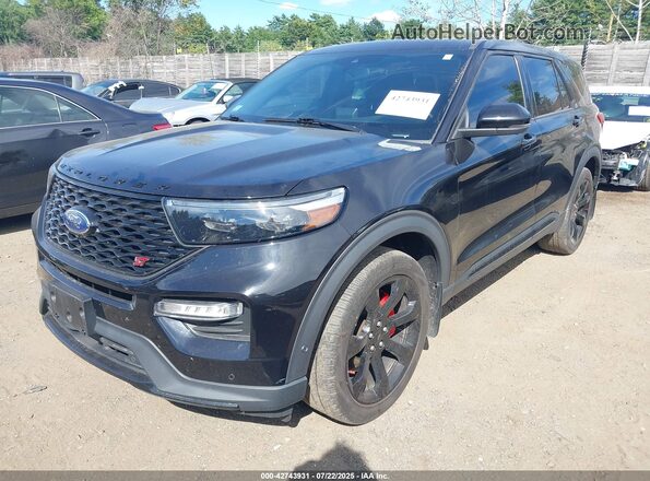 1FM5K8GC1MGA34519 2021 FORD FORD EXPLORER Черный Передняя левая четверть