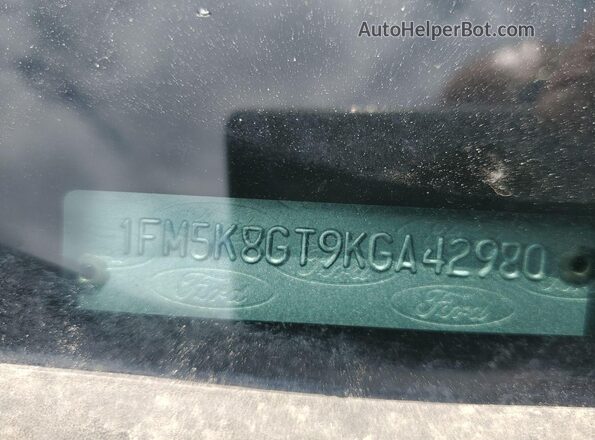 1FM5K8GT9KGA42980 2019 FORD FORD EXPLORER  Tył lewy