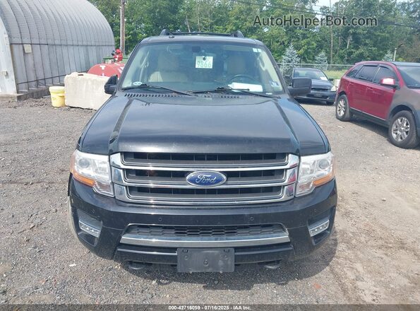 1FMJK2AT0HEA75875 2017 FORD EXPEDITION MAX Black ხელსაწყოთა პანელის ხედი