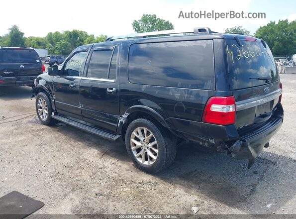 1FMJK2AT2HEA12440 2017 FORD EXPEDITION EL Black უკანა მარცხენა