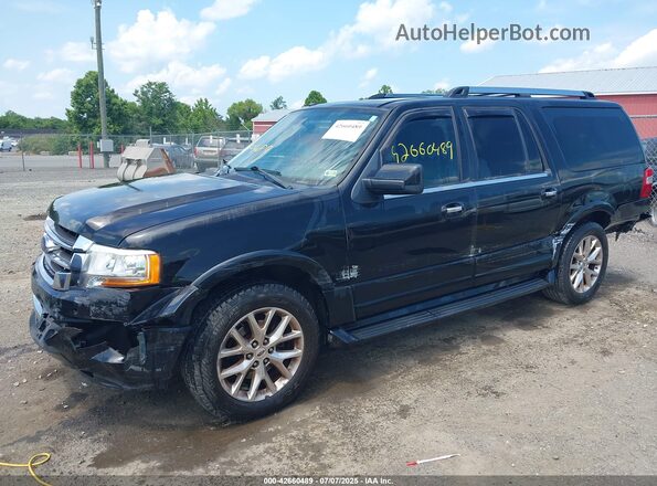 1FMJK2AT2HEA12440 2017 FORD EXPEDITION EL Black წინა ხედი