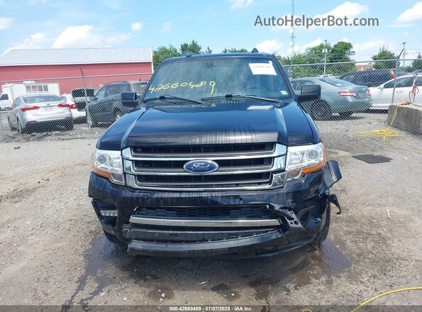 1FMJK2AT2HEA12440 2017 FORD EXPEDITION EL Black ხელსაწყოთა პანელის ხედი
