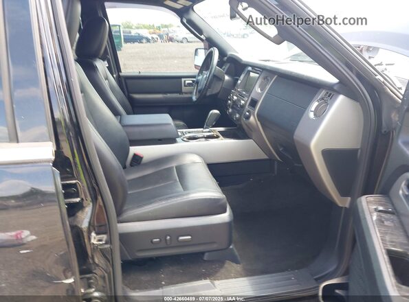1FMJK2AT2HEA12440 2017 FORD EXPEDITION EL Black წინა სალონის ხედი