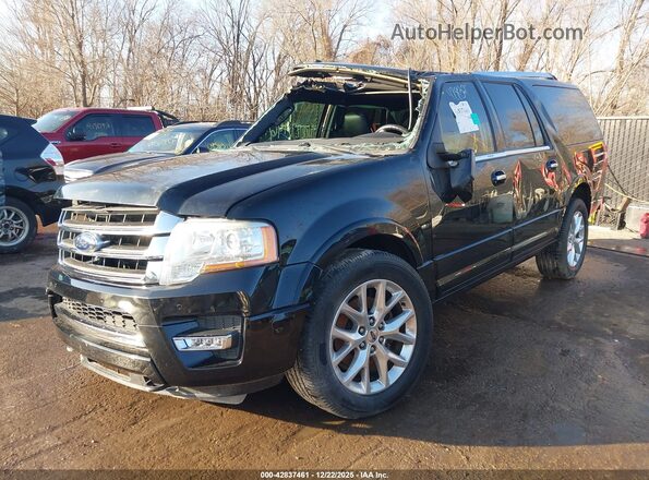 1FMJK2AT5GEF15569 2016 FORD EXPEDITION Black წინა მარცხენა ხედი სამი მეოთხედიდან