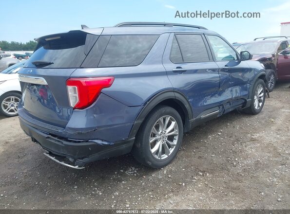 1FMSK7DH3MGC05073 2021 FORD FORD EXPLORER Blue Հետևի աջ