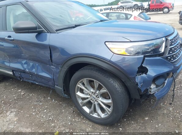 1FMSK7DH3MGC05073 2021 FORD FORD EXPLORER Blue Դիմացի տեսք