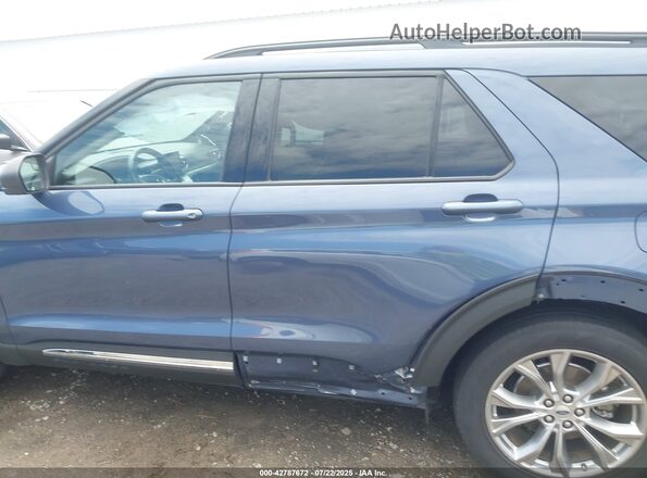 1FMSK7DH3MGC05073 2021 FORD FORD EXPLORER Blue Սալոնի 360 աստիճան տեսք