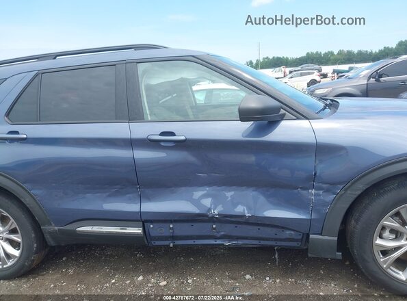 1FMSK7DH3MGC05073 2021 FORD FORD EXPLORER Blue Սալոնի հետևի տեսք