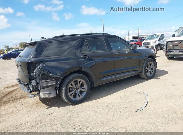 1FMSK7DH8MGC49943 2021 FORD FORD EXPLORER Черный Задняя правая четверть