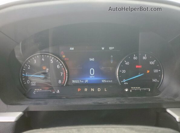 1FMSK7DHXMGA52157 2021 FORD FORD EXPLORER Silver ხელსაწყოთა პანელის ხედი