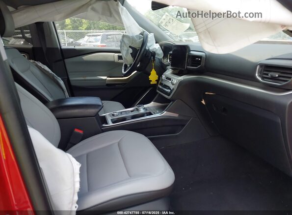 1FMSK8DH2MGA21667 2021 FORD FORD EXPLORER Red Front interior view